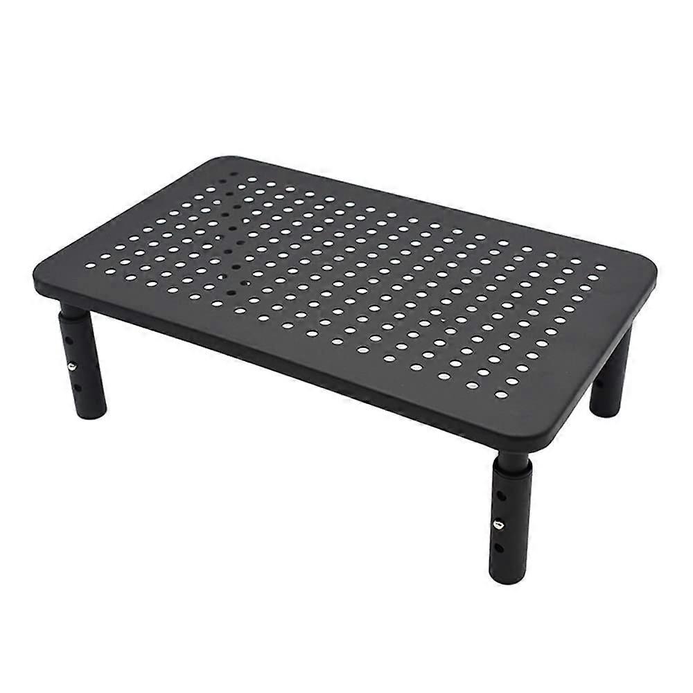 Monitor Stand Riser with Adjustable 3 Heights, Mesh Platform for Computer, Laptop, Printer, Notebook