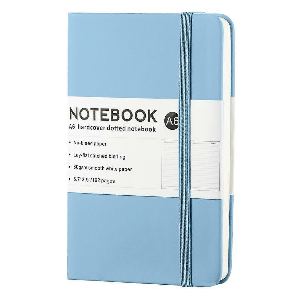 PU Notebook Business Notepad Journal with Elastic Strap Closure Pen Slot