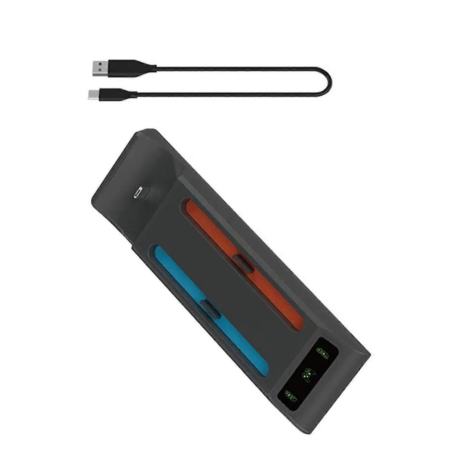 Stable Charging Station ABS Strong LED Charging Status Dock Space Saving Charges Dock Game Spare Part for Switch2 Multicolor