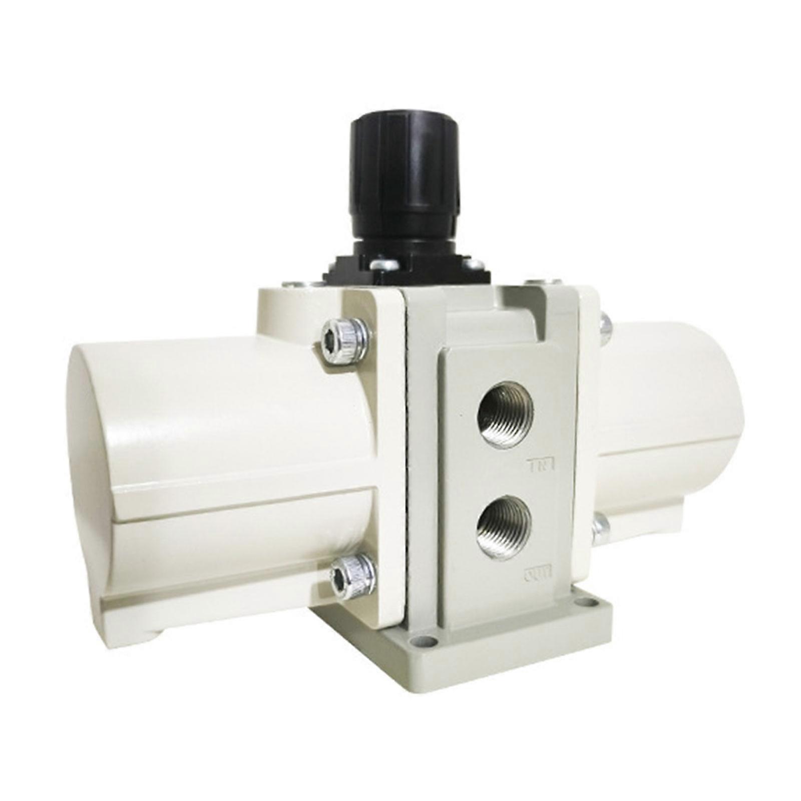 Two Function Air Pressure Intensifier Unit with Filter Protection Double Multiplier Effect Adjustable Regulator Device Multicolor