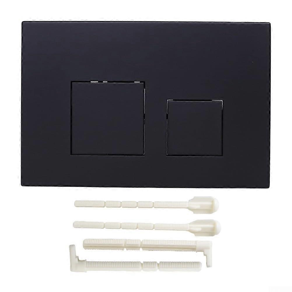 Toilet Flush Button Flush Plate UP300 Cistern Chrome Buttons And Frame Series UP300 Compatible Black Replacement Part