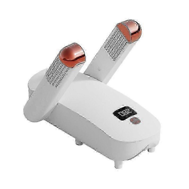 Foldable Shoe Dryer with Smart Timer, Safe Shoe Deodorizer with Digital Display, Portable Boot Warmers for Home 25-26