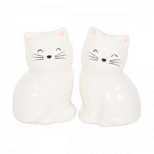 Something Different Cat Shaped Salt and Pepper Shakers Set