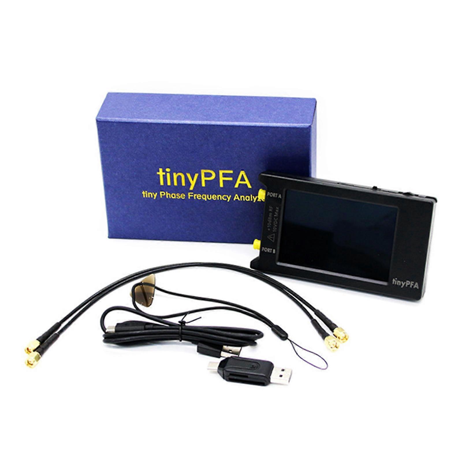 TinyPFA Portable Phase Frequency Analyzers 1MHz-290MHz for Measurement of Deviation with 4-inch Display Screen Multicolor