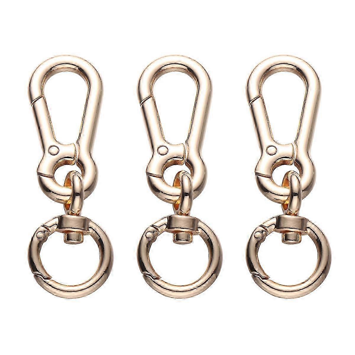 3pcs Traction Rope Hook Bag Strap Loop Shoulder Strap Chain Buckle Replacement Buckle Accessories (Style 1)