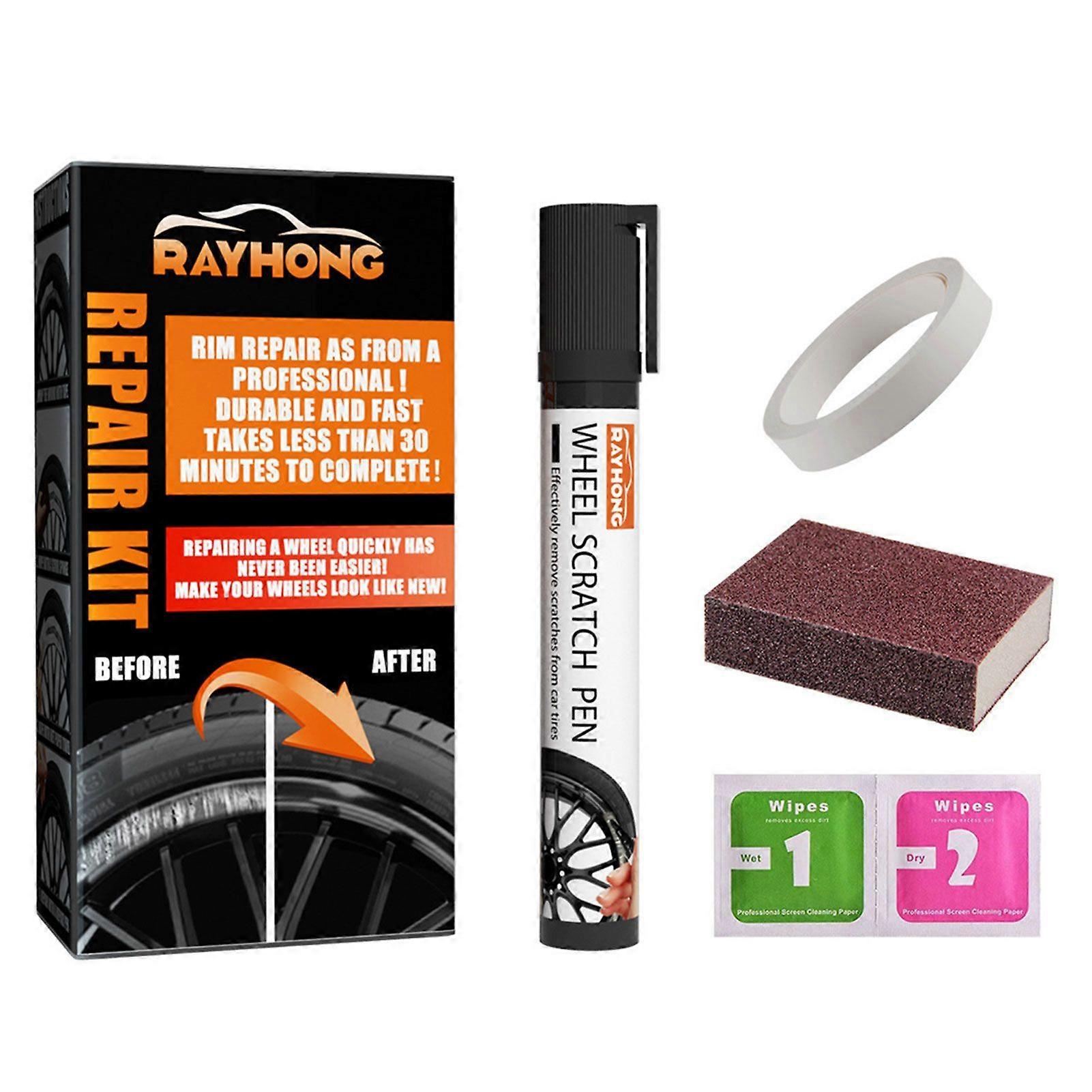 DIY wheel hub paint scratch remover Cost-Effective Solution Garage DIY auto maintenance