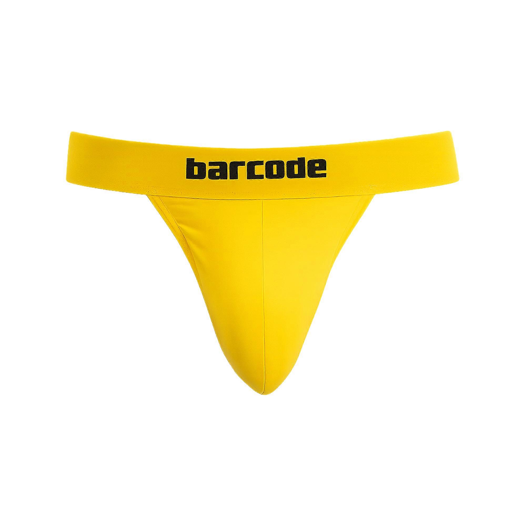 Code-barres Berlin Basic Jarretelles Eros Jaune | Sous-vêtements pour hommes | String Homme