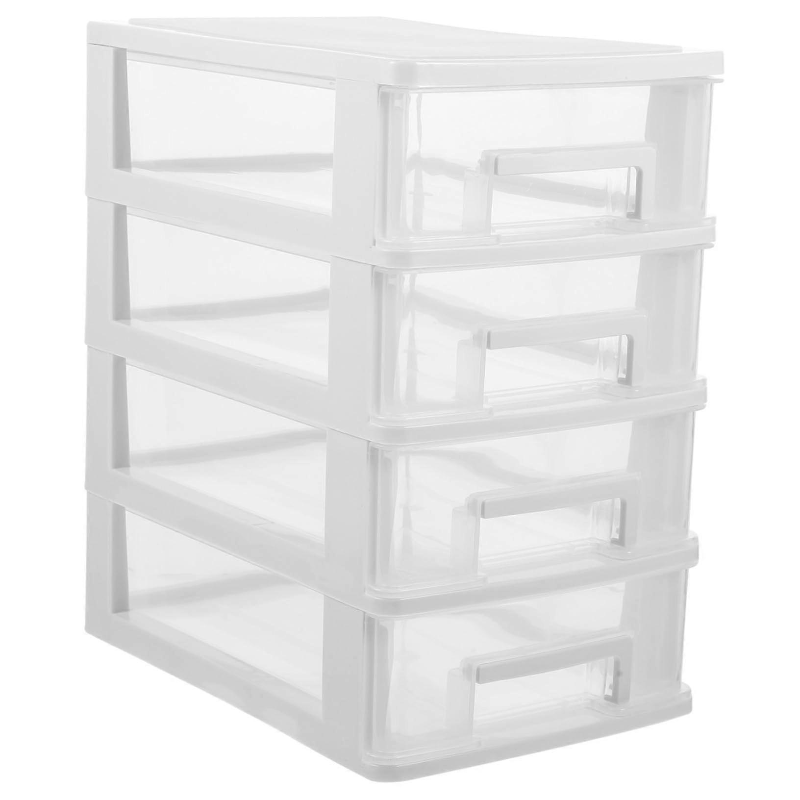 Transparent Multi Drawer Storage Box Clear Acrylic Desktop Organizer Layered Design For Cosmetics Office Supplies