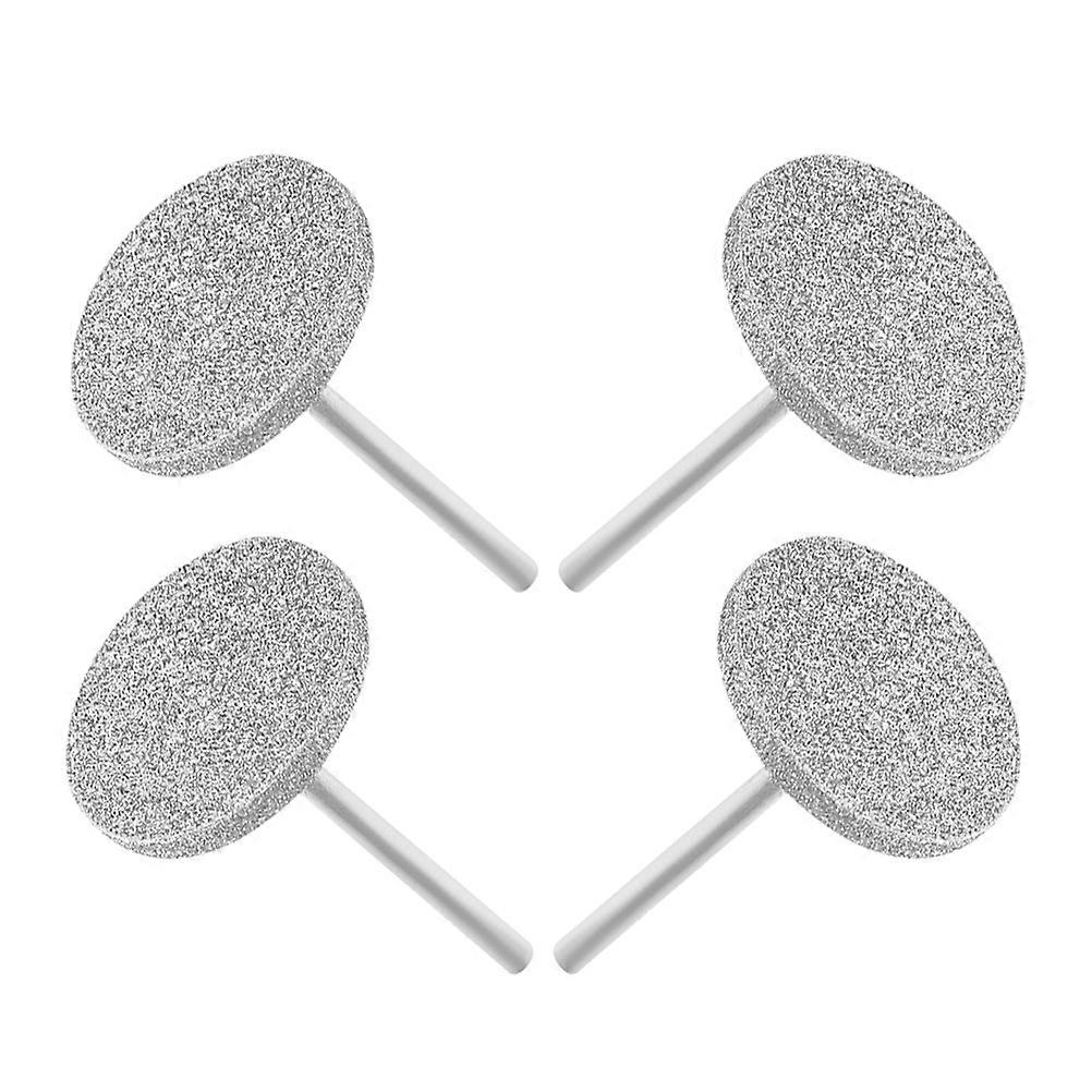 Professional Nail Drill Bits Set for Manicure Grinding Use 4Pcs Silver Ball Drill Bits