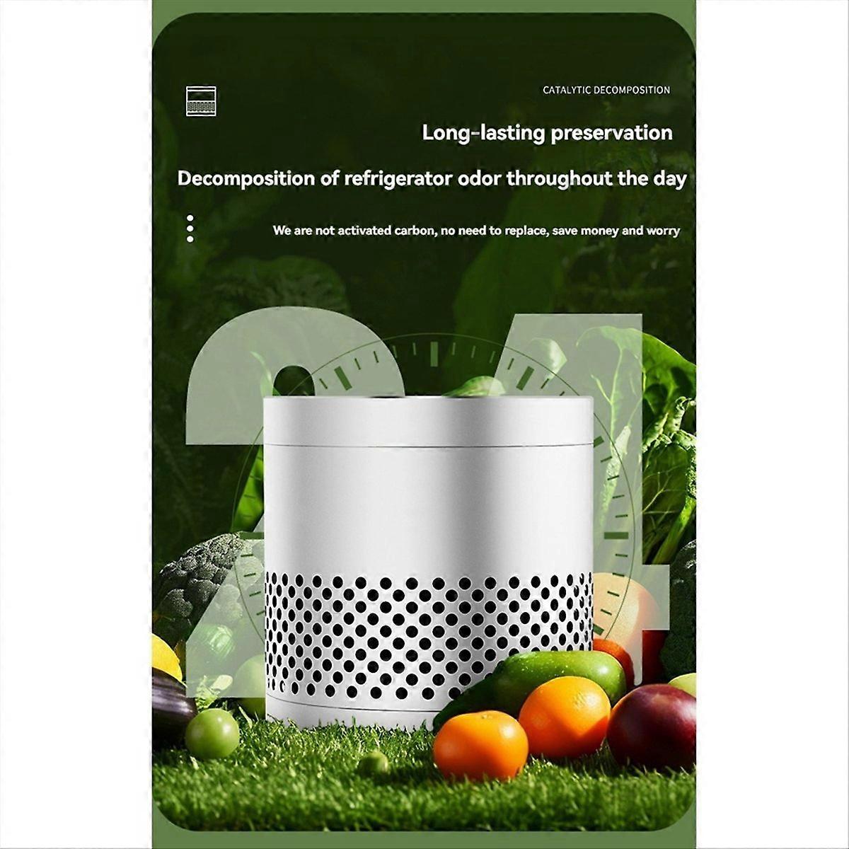 Odor Eliminator for Refrigerator Home Activated Carbon silver
