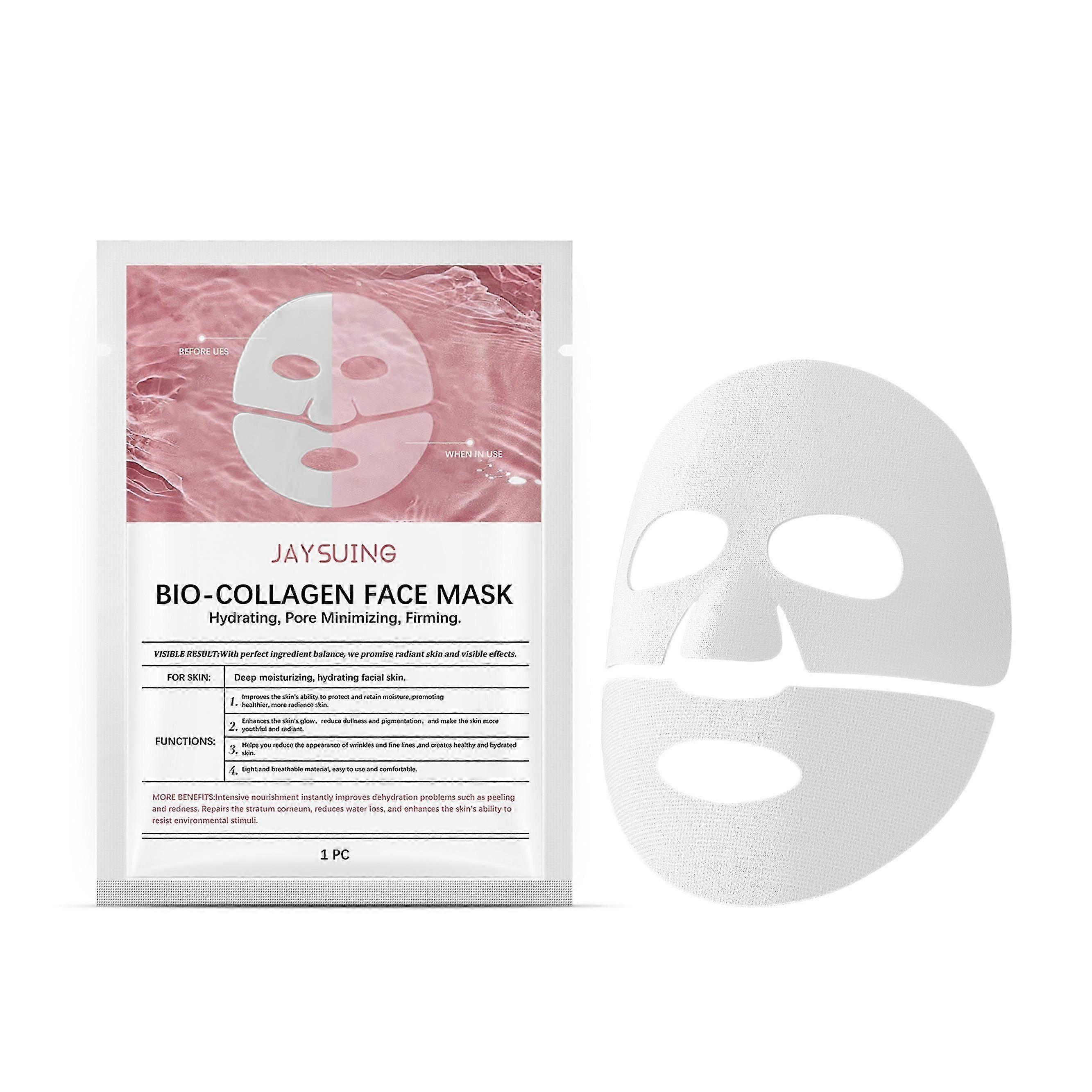 Revitalizing Deep Hydrating Face Mask  Nourishes, Soothes, Reduces Fine Lines  Brightens Skin  Easy Fit, Plump  Radiant Complexion (1 Pack)