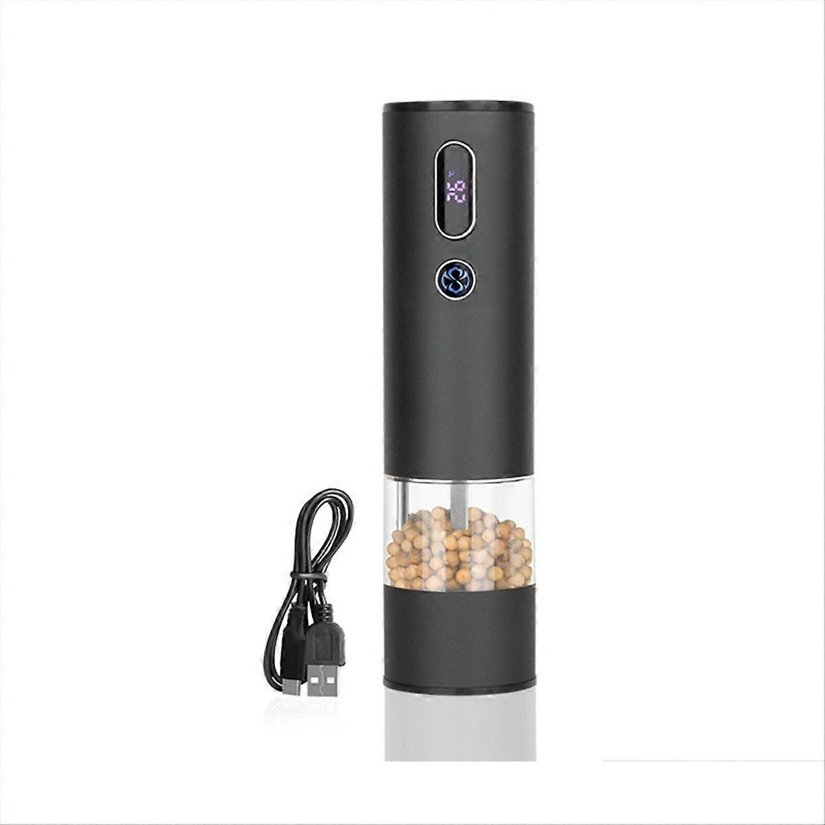 Electric Grinder Pepper Grinder USB Rechargeable Kitchen Gadget