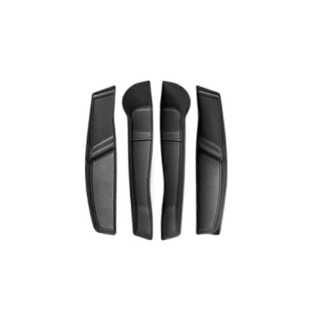 Waterproof TPE Car Trash Bin Organizer Easy Clean Yellow 2023 2024 for Tesla Model Y Model 3 Highland