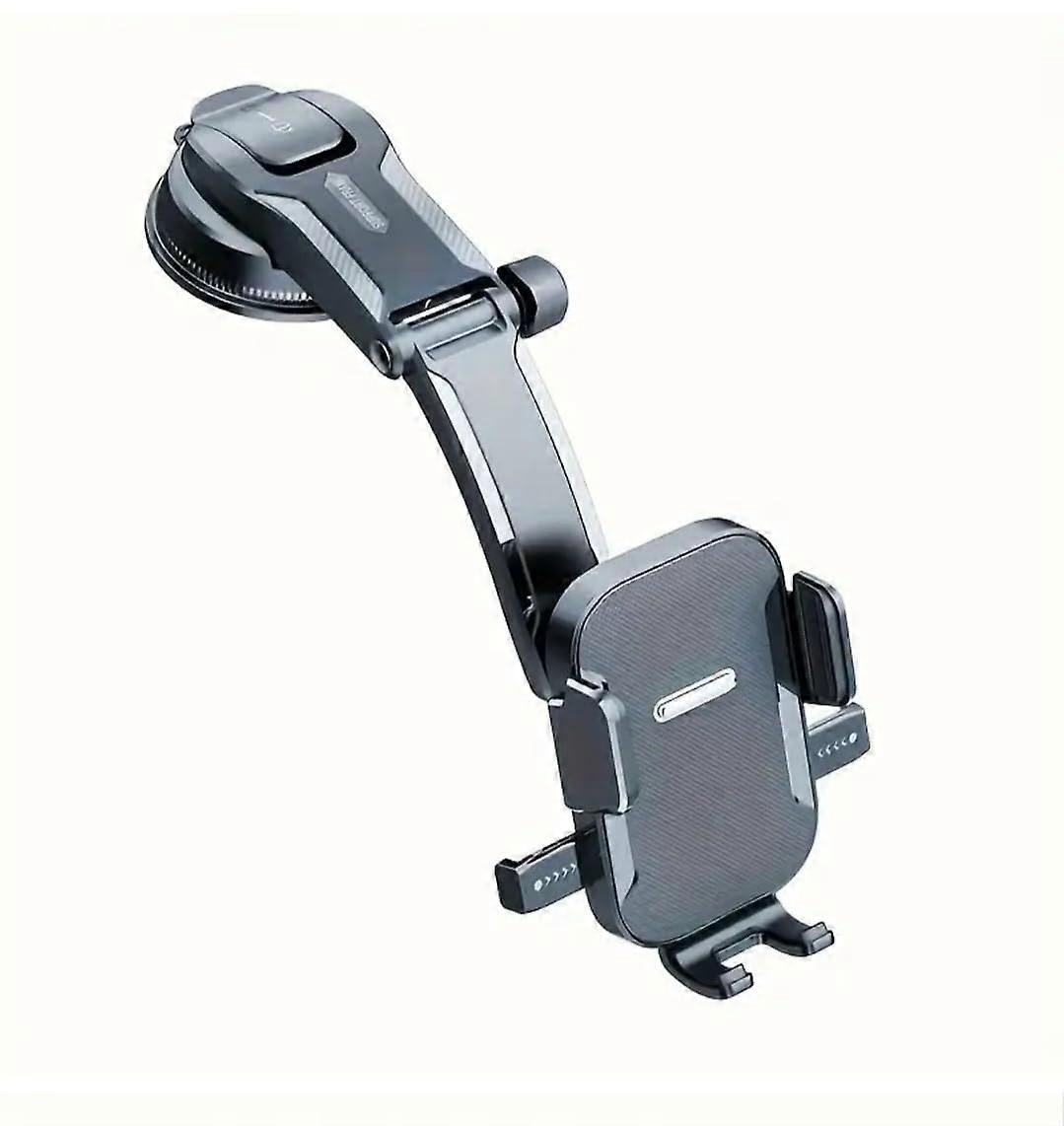 AOK Car Phone Holder, Universal Adjustable Mount with Strong Suction for Dashboard and Windshield