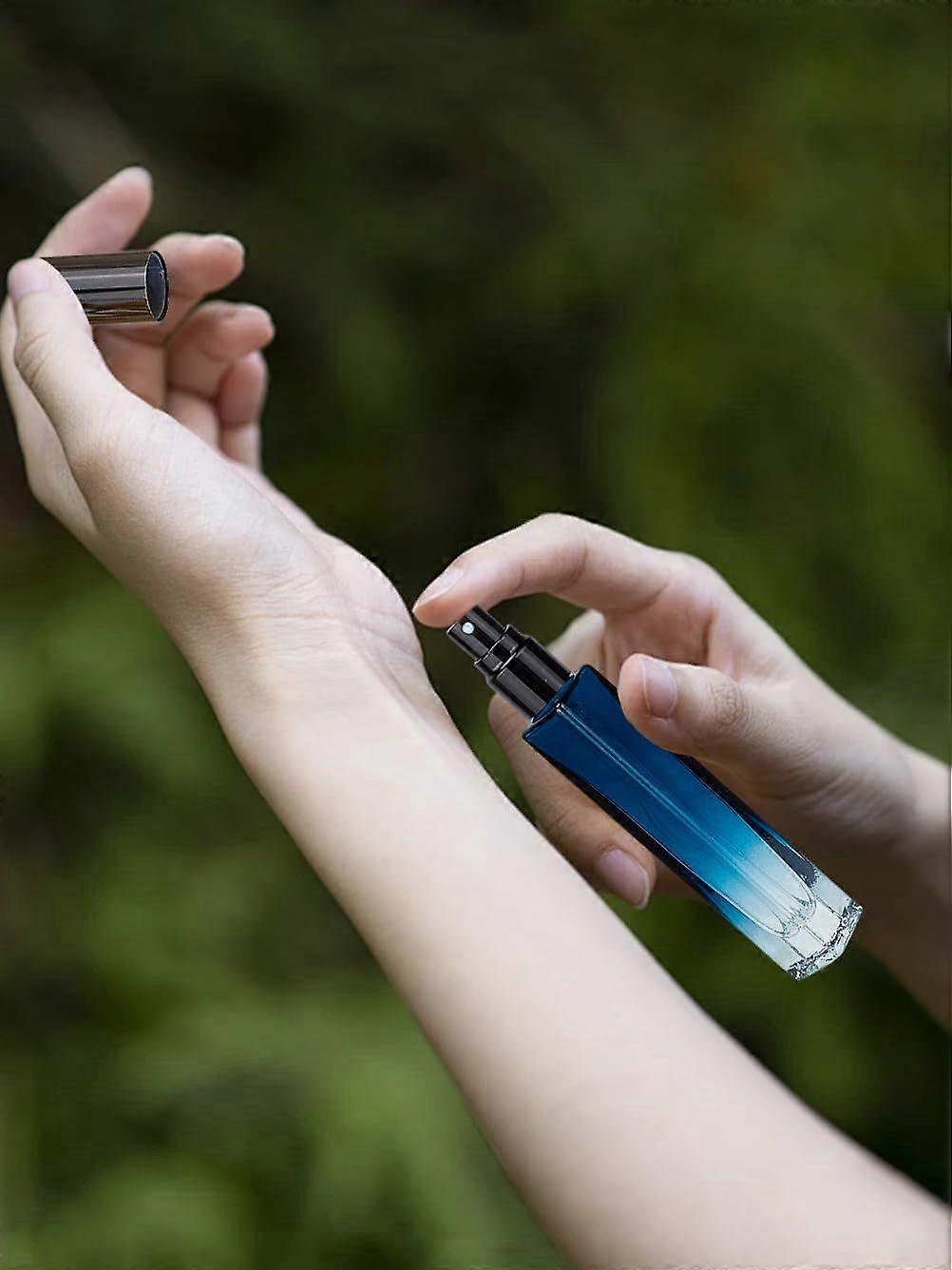 3Pcs 10ml Dispensing Perfume Kits Colorful Glass Spray Bottles 3ml Empty Spray Bottle Plastic Spring Trasfer Pipettes Pump Bottle Replacement Top Funn