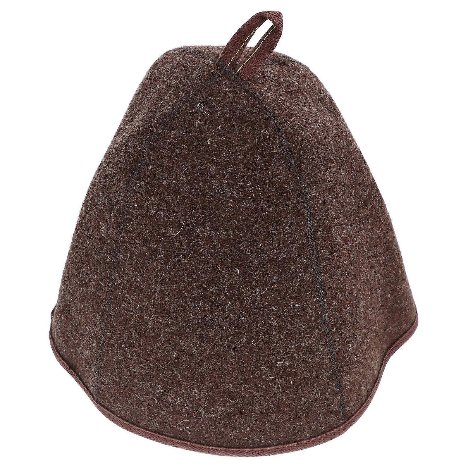 Comfortable Sauna Hat for Heat Insulation Felt Cap