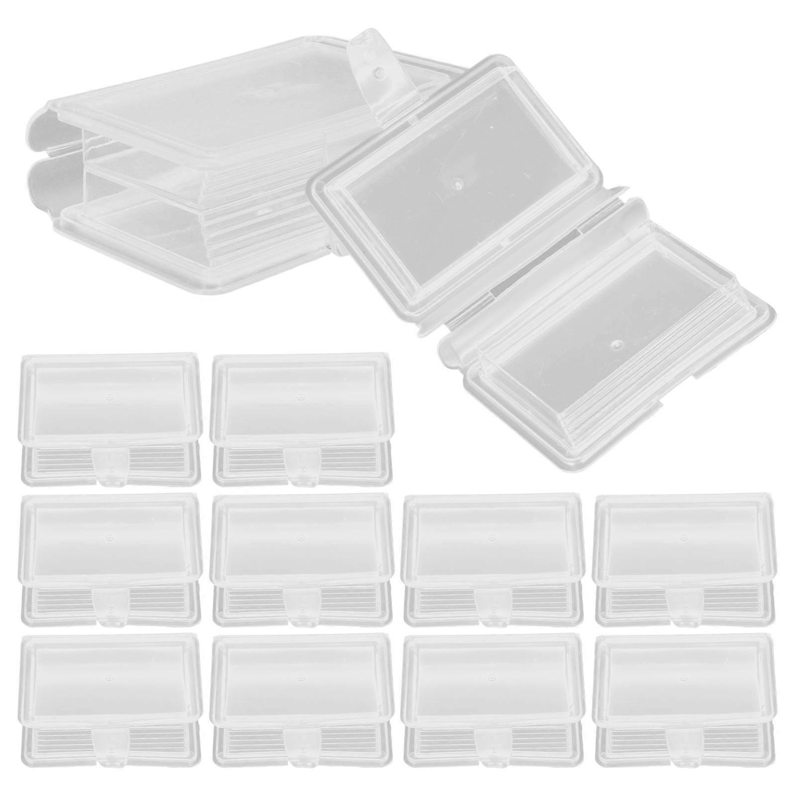 Clear Plastic Candy Box Storage for 12Pcs Reusable Small Containers