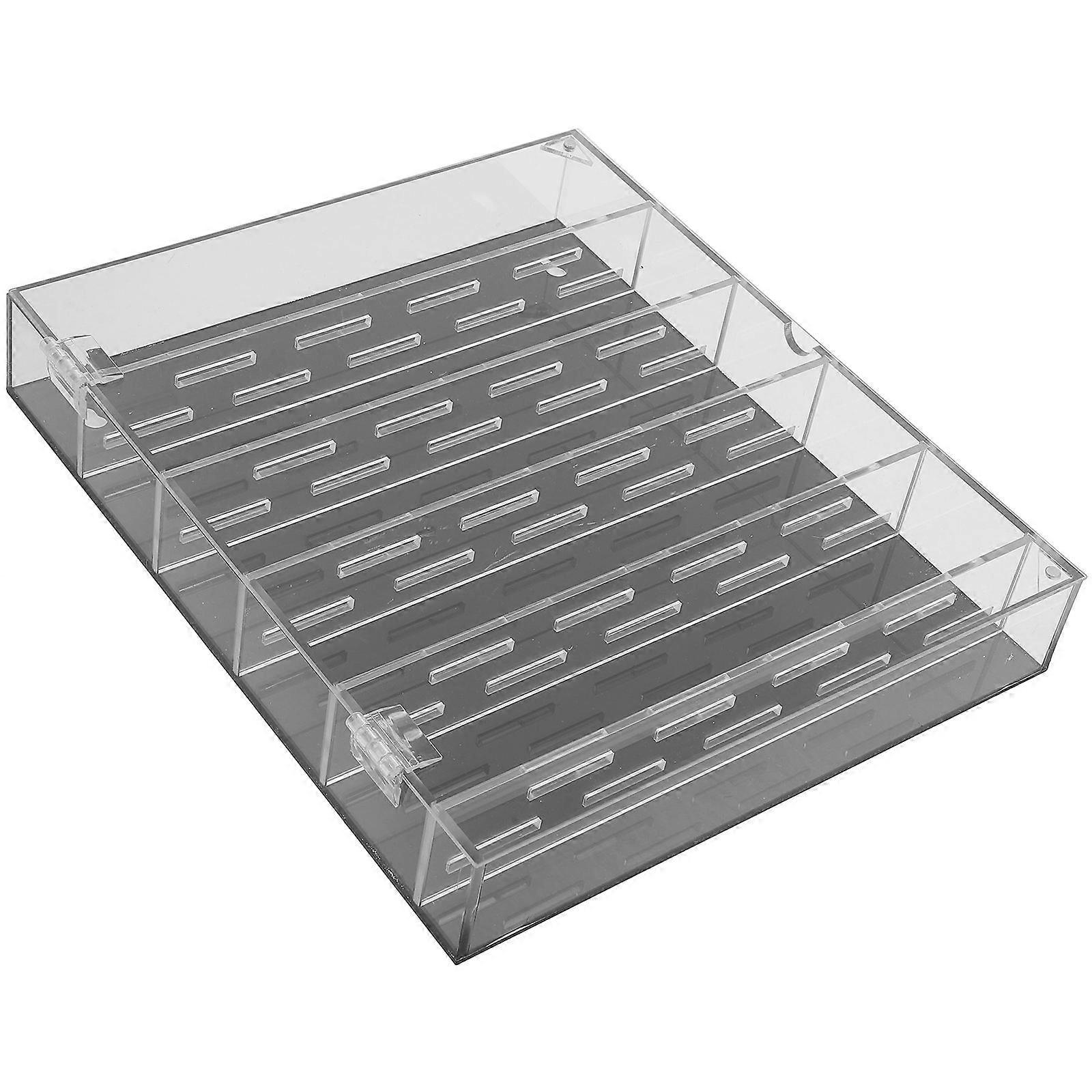 Acrylic Challenge Coin Display Holder Case for Badge Black