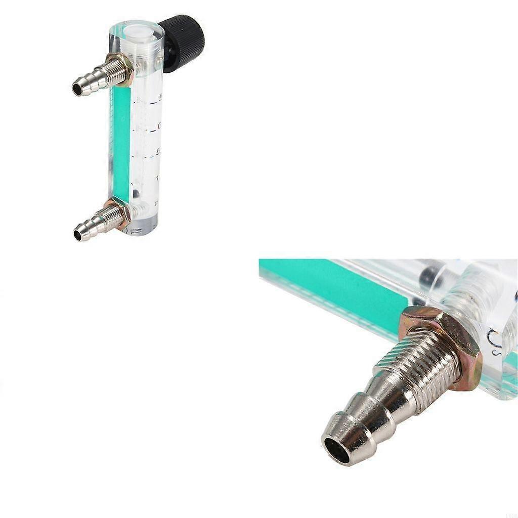 LZB-6M Flowmeter Adjustable 0-1.5 LPM Air Gas Flowmeter with Control for Valve C