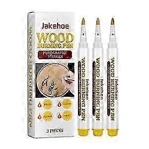 Woodworking Pyrography Pen Set - 3pcs for Creative Wood Art & DIY Projects