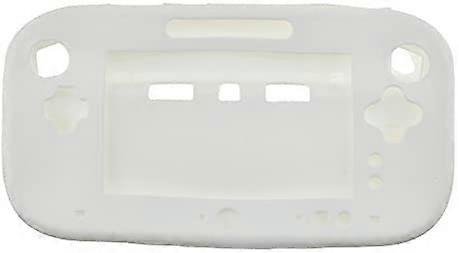 Case for Wii U Gamepad Silicone Cover Soft Grip AntiSlip Dustproof WaterResistant White