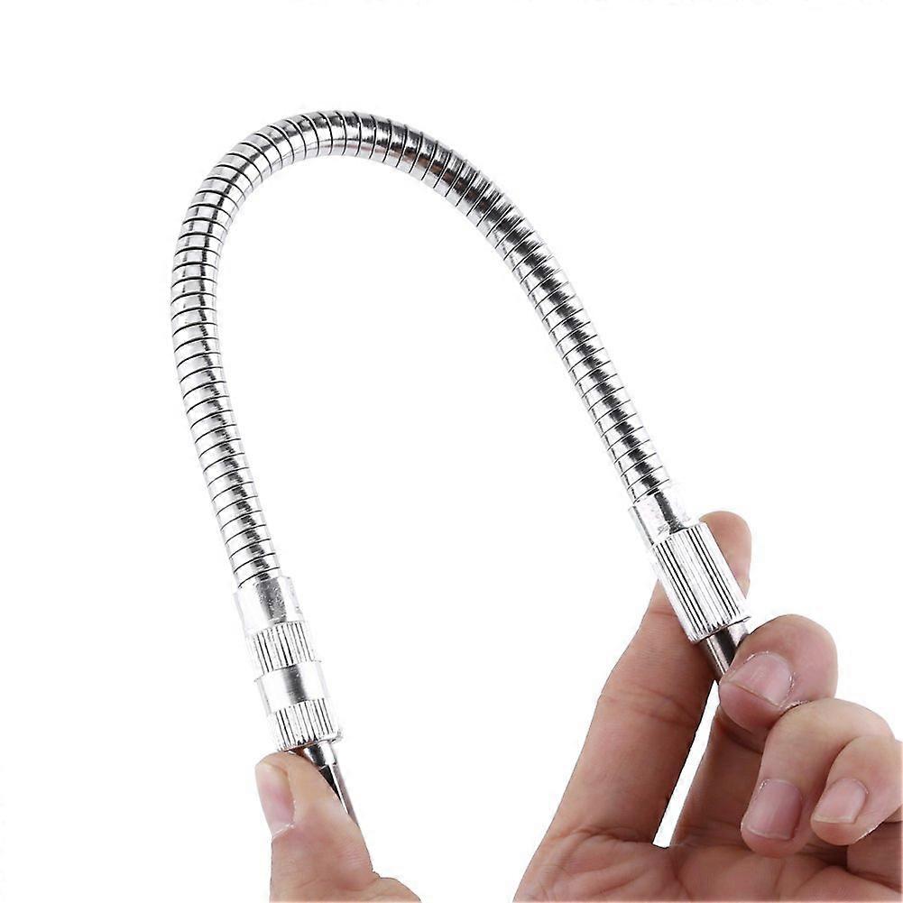 Flexible Drill Extension 300mm Durable Metal Shaft for Tight Space Screwing and Smooth Torque Transfer