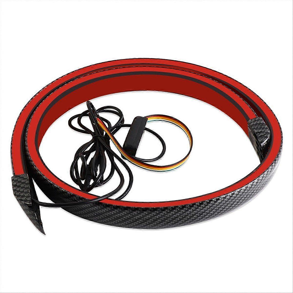 Universal Car Carbon Fiber Tail Light Bar LED Multi-Function Streamer Turn Tail Light Modified High-