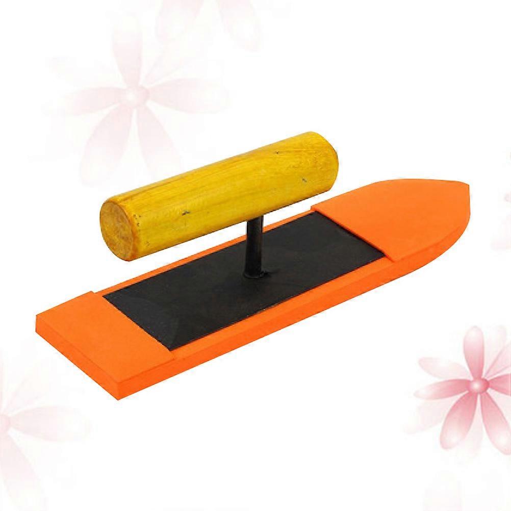 Plaster Trowel Wooden Handle Caulk Tool for Bricklayer 2Pcs