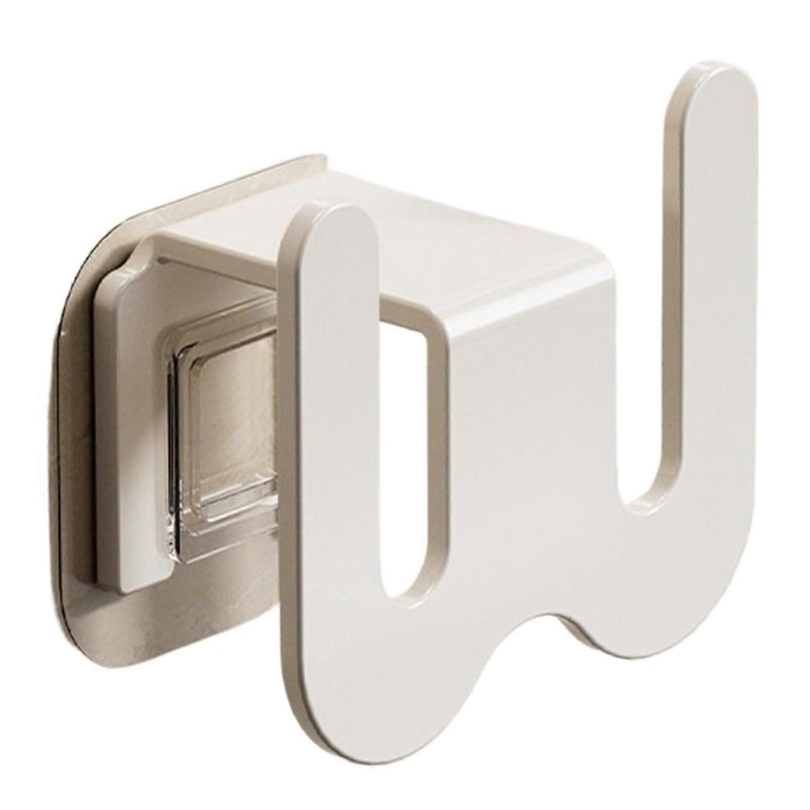 Silver Wall Mounted Bathroom Slipper Rack SpaceSaving Shoe Storage Organizer for Bathroom