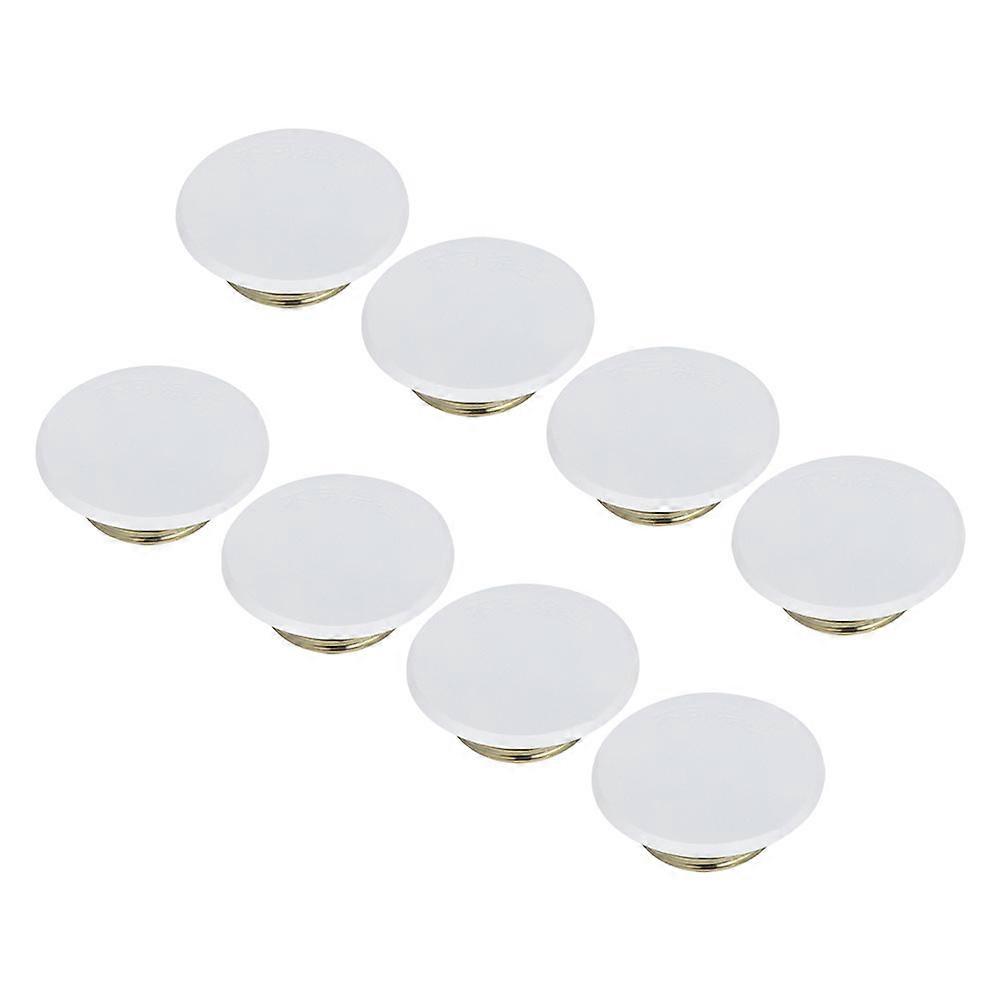 Ceiling Fire Sprinkler Covers White Iron Plate for 8Pcs Replacement