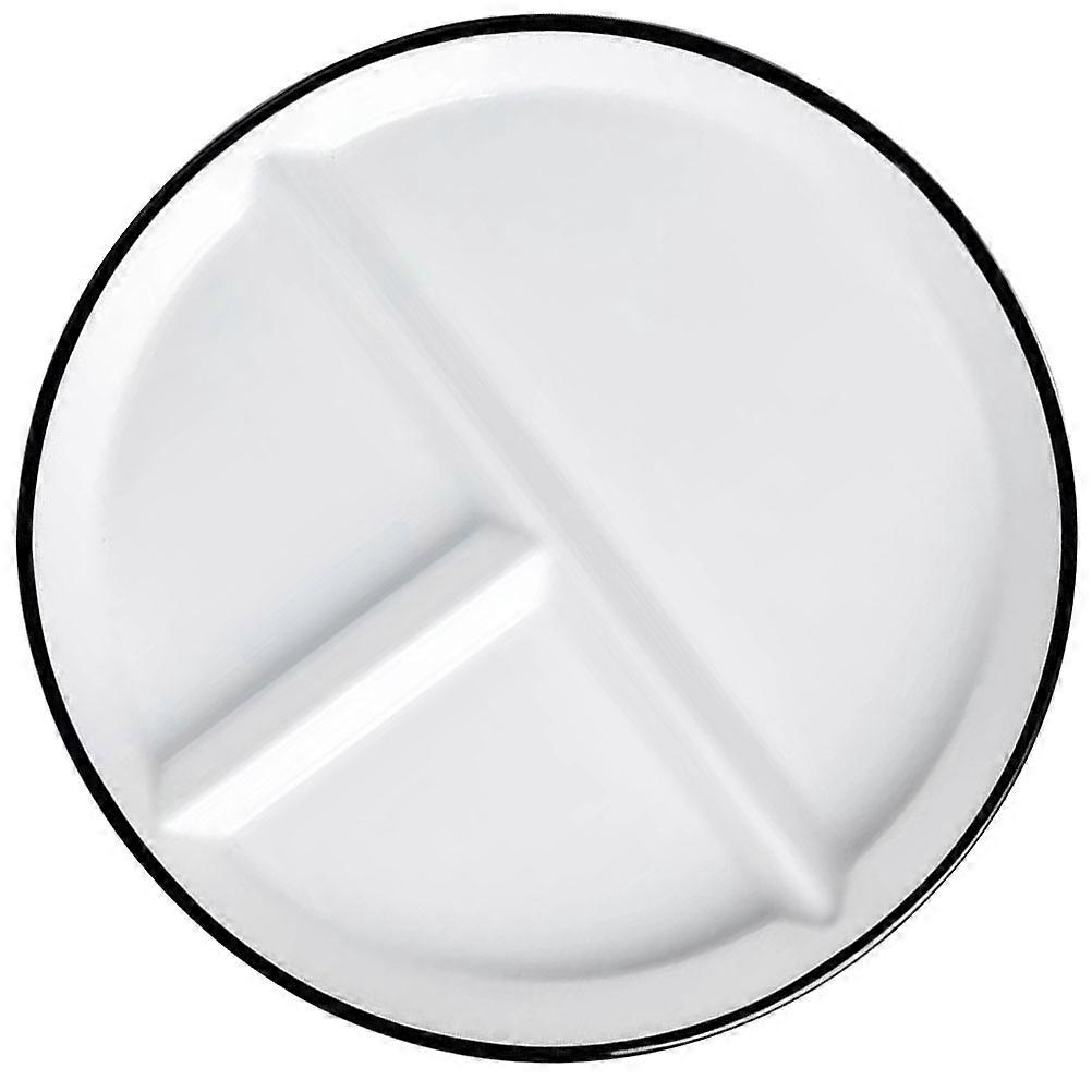 Divided Plate Porcelain Portion Control Dinnerware Ceramic Serving Tray