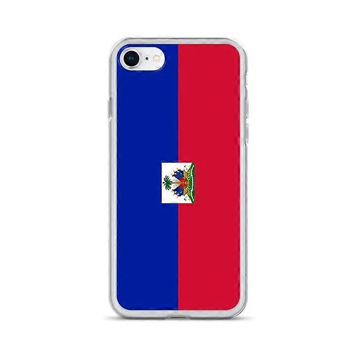 Phone Case – Haiti Flag – Compatible with iPhone 6 – Soft Case – Durable and Shockproof - Silicone - Pixelforma