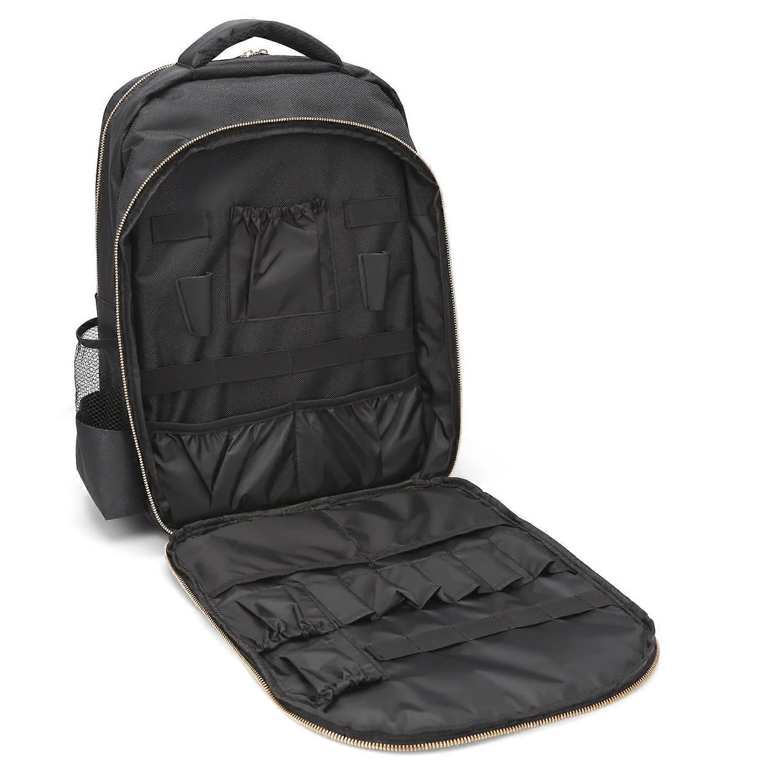Professional Barber Backpack Organizer with MultiPocket Tool Storage and Durable Canvas Design