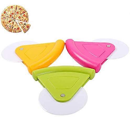 Pizza Cutter Wheel Set with Sharp Durable Blade, Plastic Handle, Dishwasher Safe, 3 Pcs