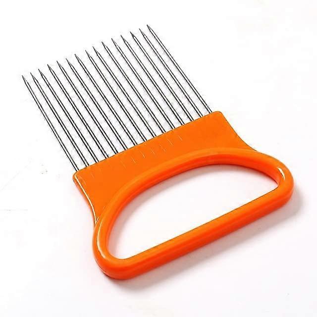 Stainless Steel Meat Tenderizer Fork and Onion Slicer Set with Sharp Blades for Kitchen