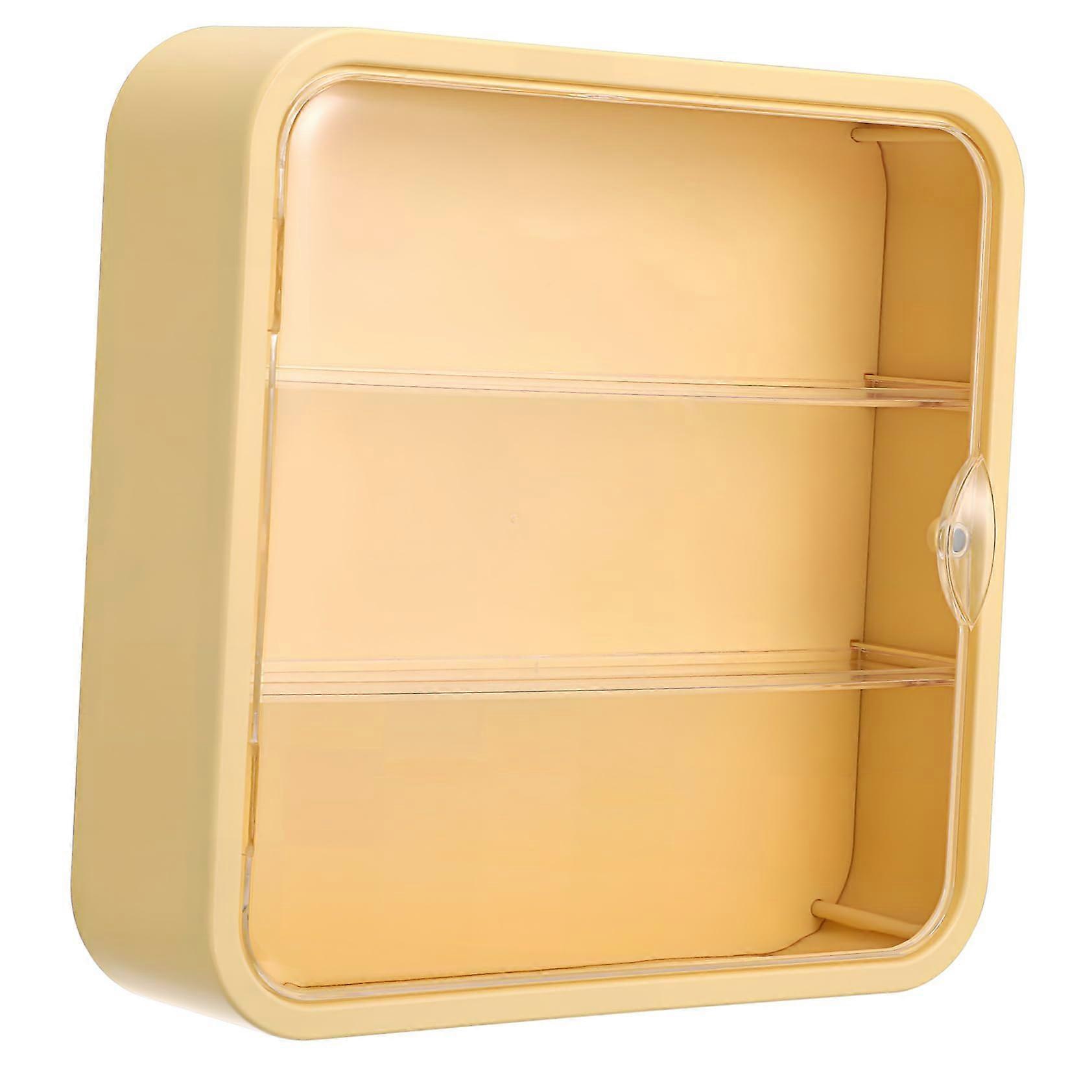 Wall Mounted Display Case Dustproof Cabinet for Action Figures Collectibles Clear Showcase