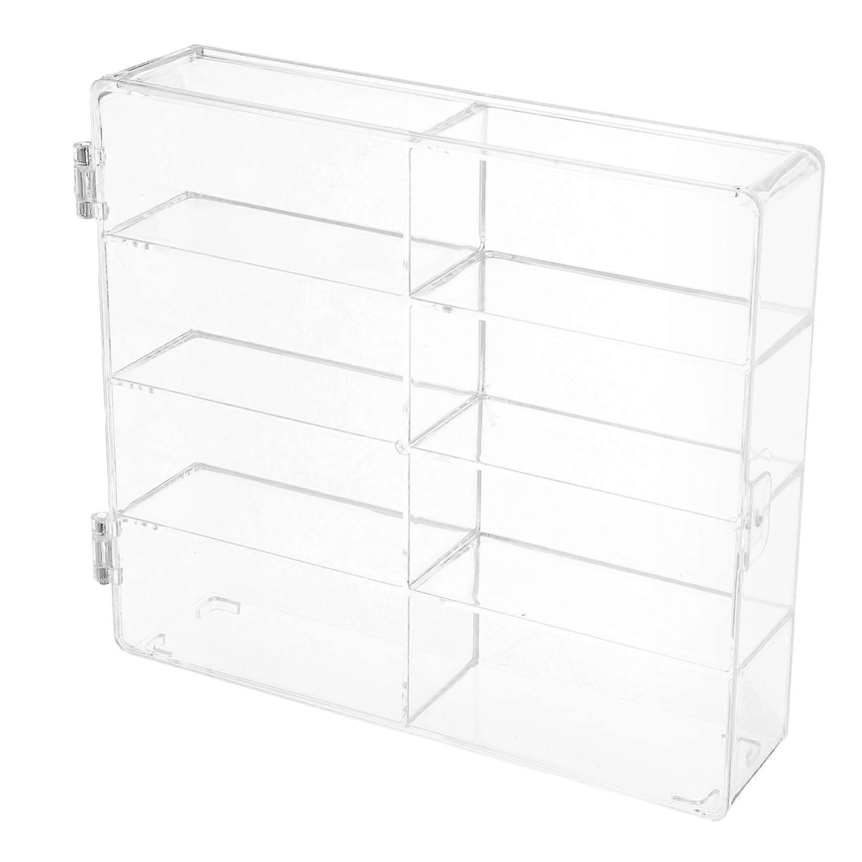 Model Display Case Dustproof Clear Exhibition for Vehicle Scale Models Collectibles SpaceSaving