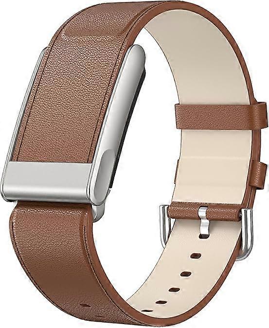 Leather Band for Whoop 5.0,  Adjustable Strap with Breathable Soft Leather and Secure Closure