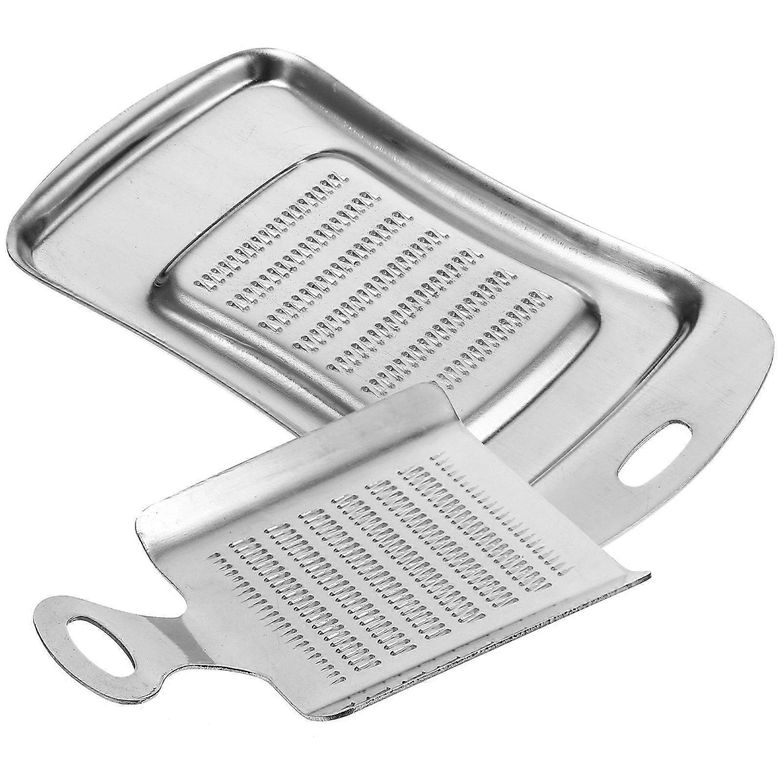 Multi-Function Stainless Steel Garlic Grinders Kitchen Food 2Pcs Set