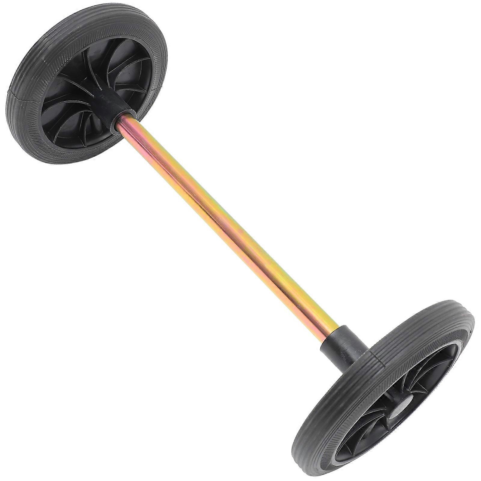Rubber Trash Can Wheels Durable Garbage Can Pulley for Convenient Use 2Sets
