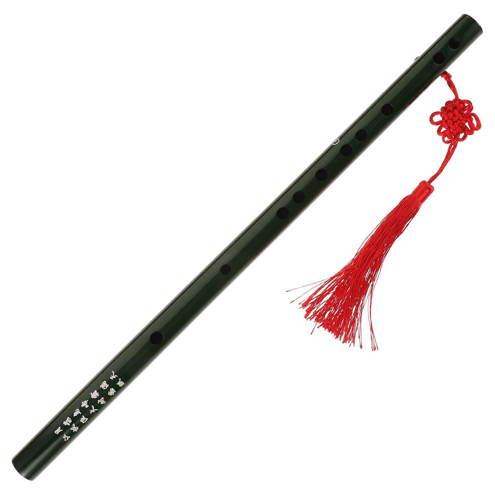 Green Bamboo Flute Music Instrument for Playing Use