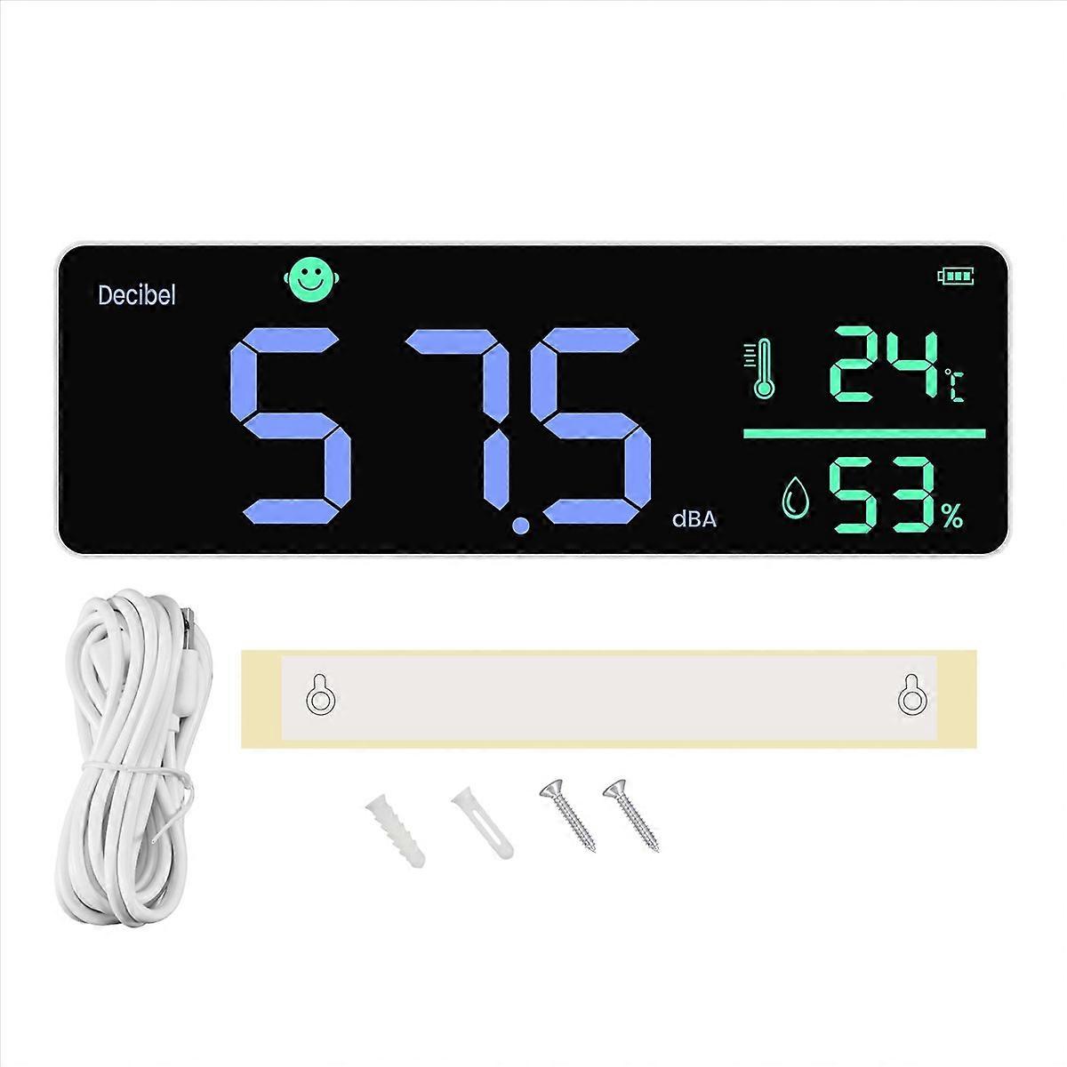 DM1306D Digital Decibel Sound Meter Smart Wall Mounted Noise Detector