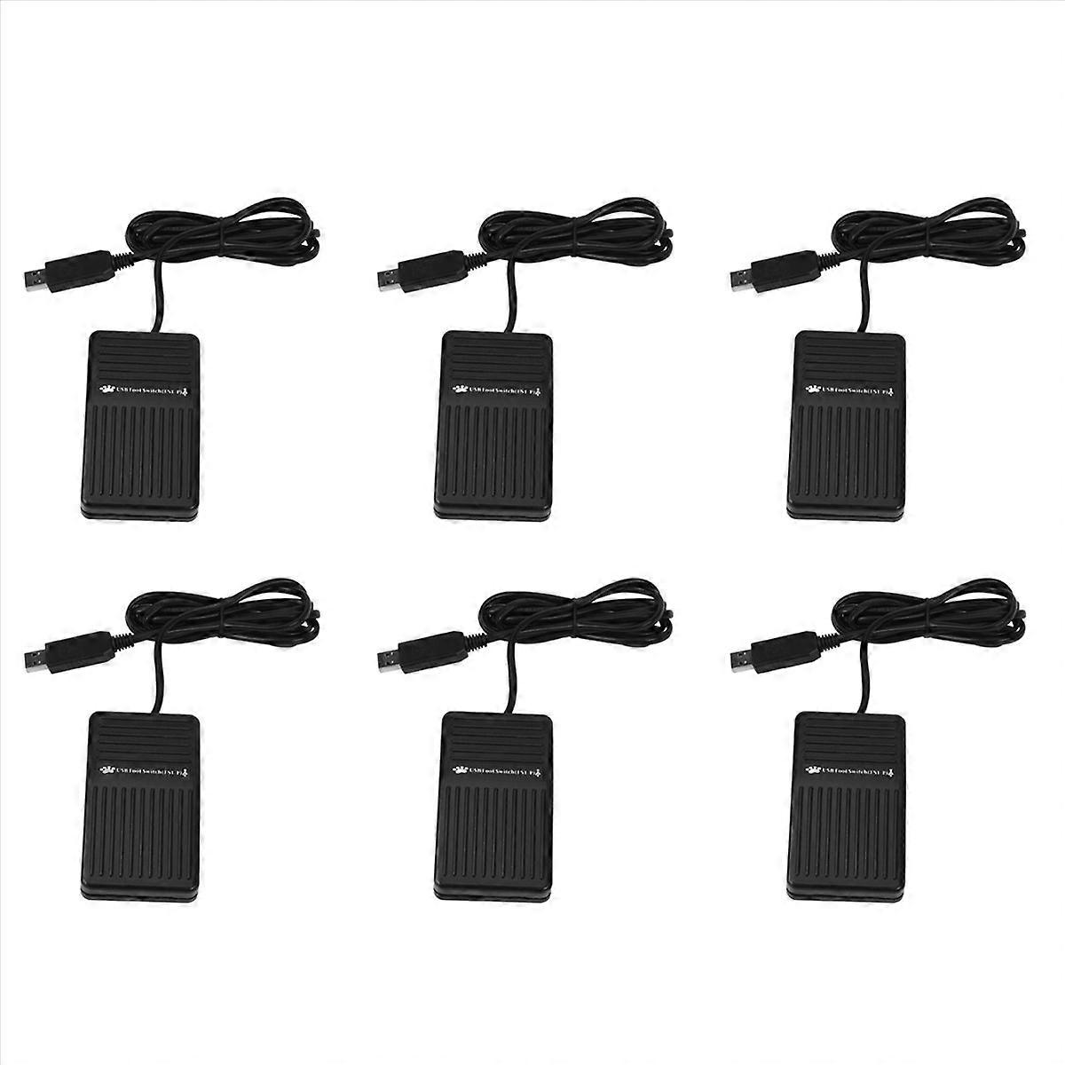 6X PC USB Foot Switch Keyboard Pedal