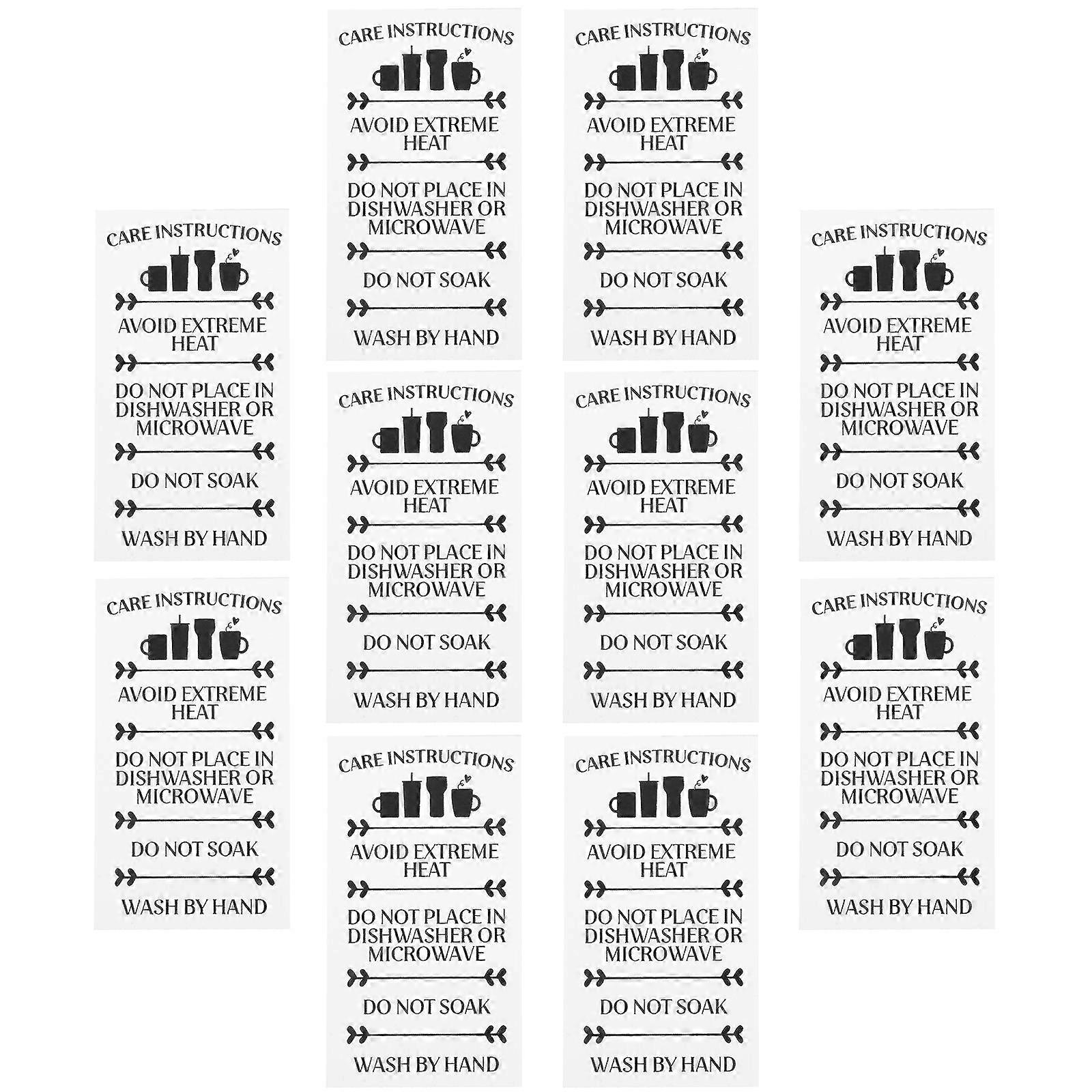 Absorbent Straw Glass Cup Providing Customer Directions 50Pcs