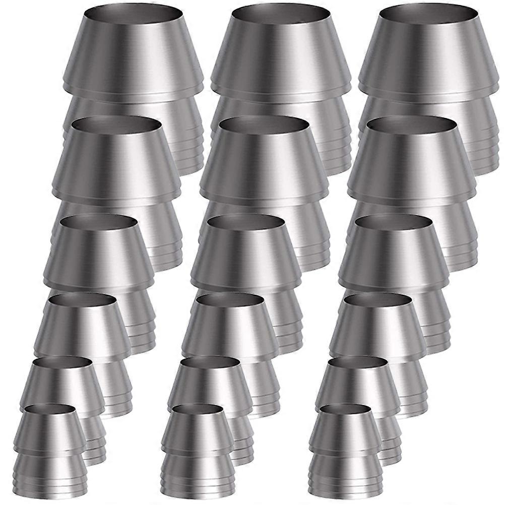 Iron Wedges Replacement Tool for Hammer Handle 18Pcs Silver