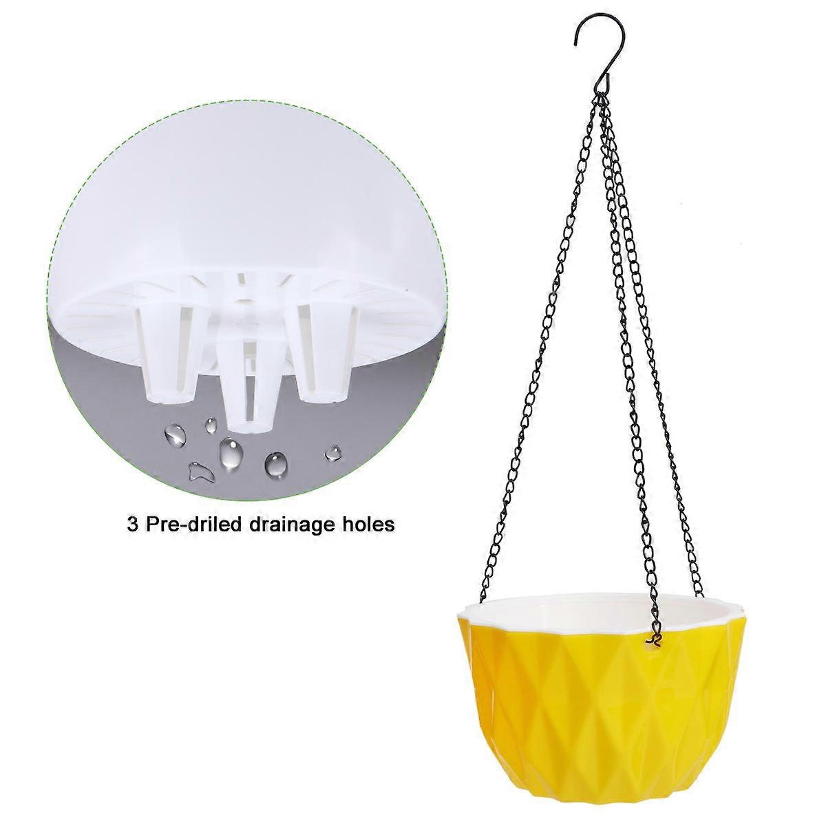 Automatic Water Absorption Hanging Plastic Flower Pot Creative 1Pcs