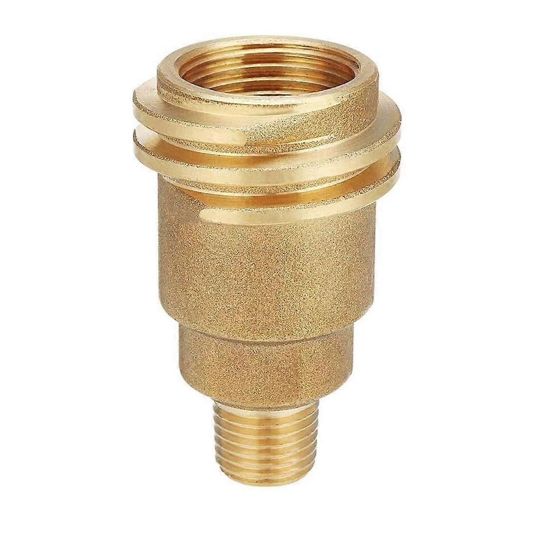 Propane Hose Adapter QCC1 with 1/4' Male Thread Solid Brass Quick Connect for Grill RV Cooking
