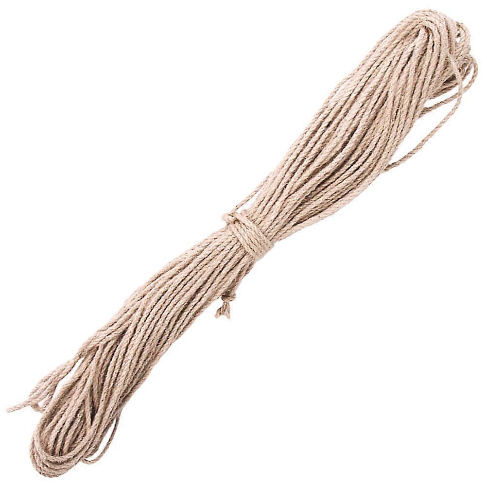 Khaki Sisal Rope Cuttable Scratching Rope for Cat Tree 3Pcs