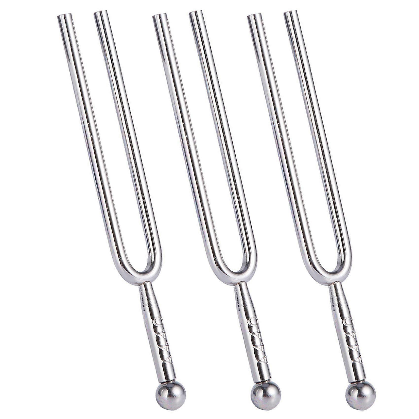 3X A Tuning Fork - "A" 440 Hz with Soft Shell Case