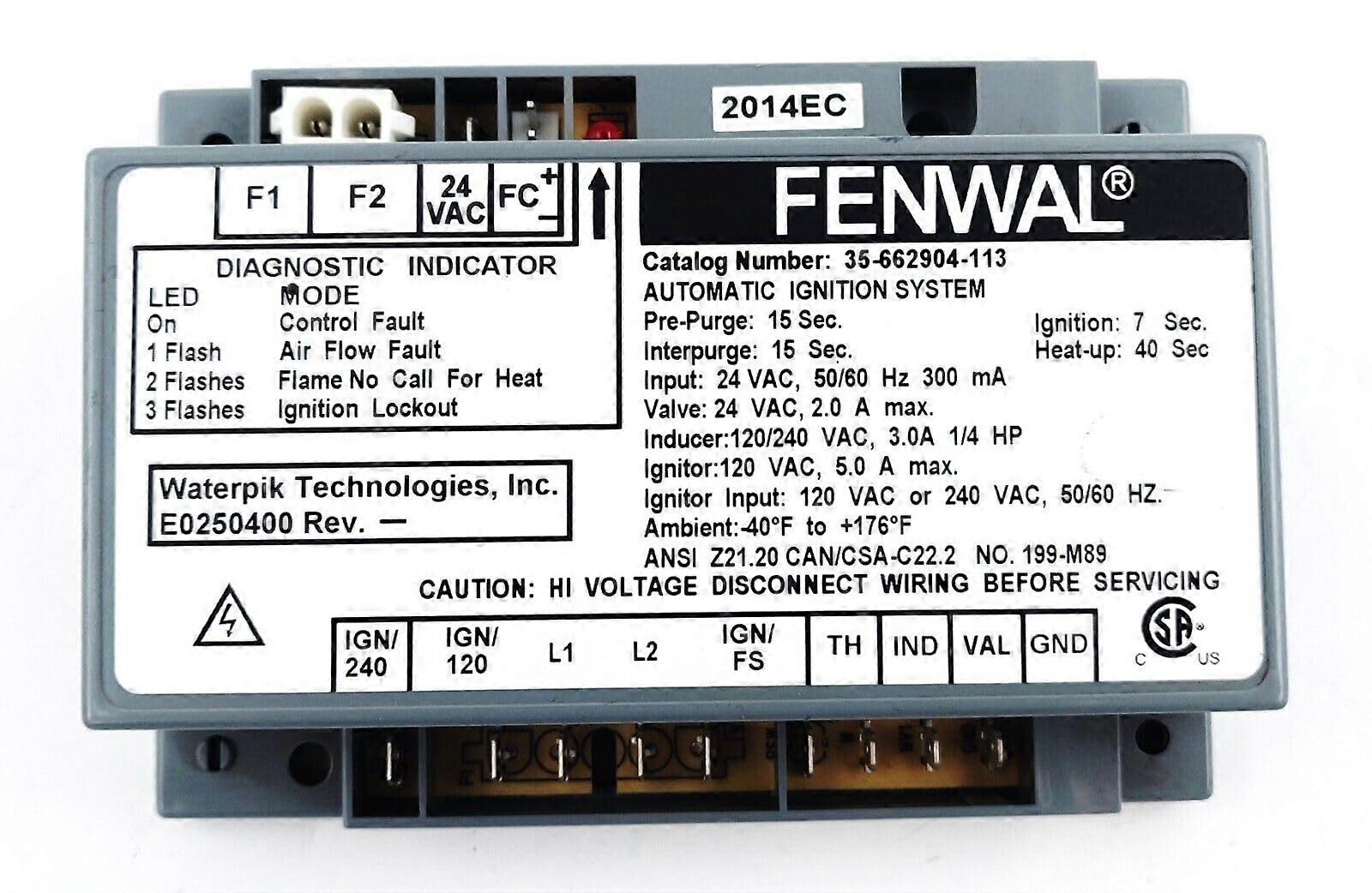R0408100 Pool Heater Ignition Control Module for Jandy Zodiac Replacement Restores Reliability